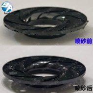 塑胶件去胶毛刺喷砂效果