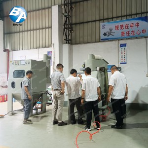 信泰客户到厂看样机